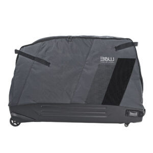 B&W International Bike Bag Hybrid 3062 – robuste Fahrradtransporttasche mit Hartschalenboden, weichen Seitenwänden und Rollen für sicheren Transport.
