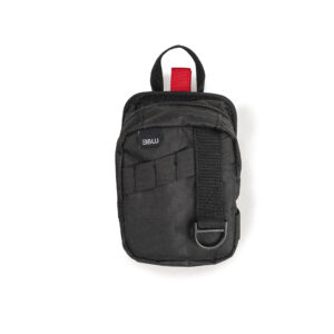 B&W tool.modul Zubehörtasche in Schwarz mit Fidlock-System, ideal zur sicheren Aufbewahrung kleiner Werkzeuge und Zubehör an Werkzeugtaschen oder Gürteln.