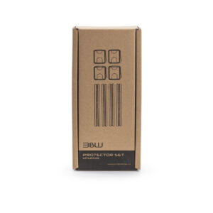 Verpackung des B&W Protector Sets für Fahrradtransportkoffer zum individuellen Schutz für Fahrräder.